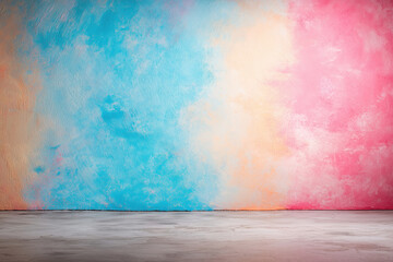 Poster - Colorful gradient wall for creative backgrounds