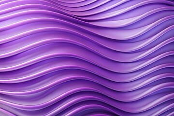 Canvas Print - Abstract background with purple volumetric waves