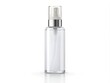 © hapsuwanArt - Empty white cosmetic spray bottle with transparent cap and label on a clean white background, perfect for beauty, skincare, or haircare product branding.