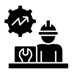 Wall Mural - Productivity Icon