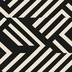 Wall Mural - seamless pattern of layered triangles that create a sense of depth and infinity
