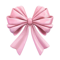 Pink Satin Bow 
