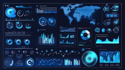 Poster - Data Analysis Dashboard with Charts and Graphs