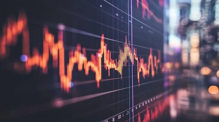 Poster - Dynamic Stock Market Graph with Rising Trends