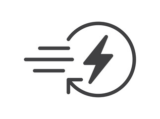 Wall Mural - fast charging icon