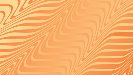 Poster - Orange and Yellow Soft Gradient Abstract Liquid Lines Background
