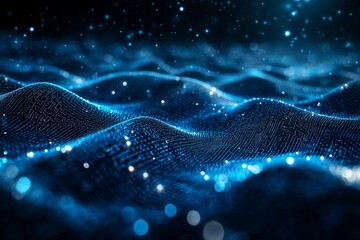 Digital Technology background of data and network