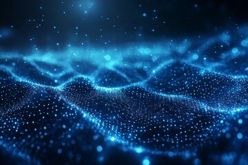 Digital Technology background of data and network