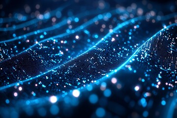Digital Technology background of data and network