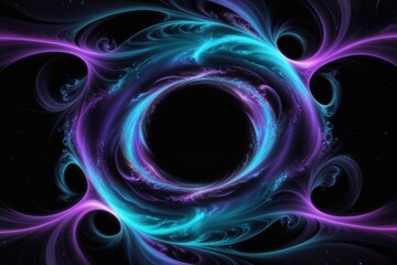 abstract background with energy smokes flow 