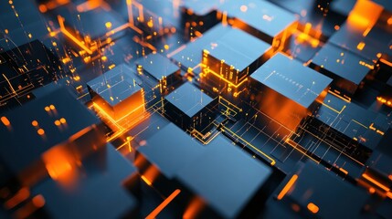 Abstract Digital Network