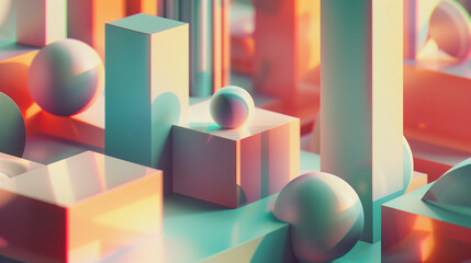 Poster - abstract background modern 3d wallpaper business background 