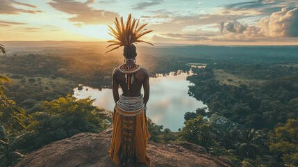 Central African photographer captures stunning images for a travel magazine featuring destinations around the world.