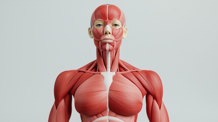Poster - Medically Accurate Illustration of Human Anatomy Focusing on Muscular Structure and Function
