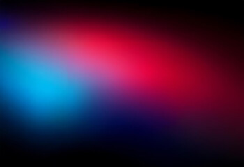 Poster - Abstract background with gradient of blue, red, and purple hues.