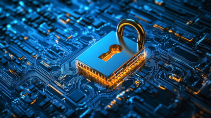 Poster - Protecting your computer network is important.  This involves how your home or office network connects securely to the internet and data centers. It's all about keeping your data safe.
