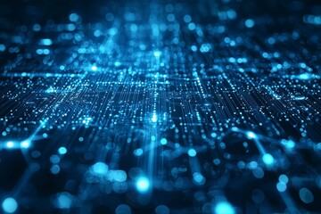 Digital Technology background of data and network