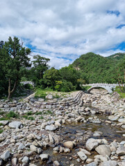 Canvas Print - 
This is the valley scenery of Seoraksan Mountain in Korea.