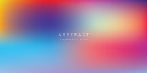 Aufkleber - Abstract Color vector banner. Pastel gradient  pattern. Blurred light fuzz colorful gradient background. Vector soft horizontal backdrop