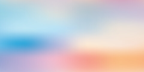 Aufkleber - Abstract Color vector banner. Pastel gradient  pattern. Blurred light fuzz colorful gradient background. Vector soft horizontal backdrop
