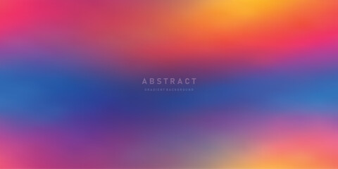 Aufkleber - Abstract Color vector banner. Pastel gradient  pattern. Blurred light fuzz colorful gradient background. Vector soft horizontal backdrop