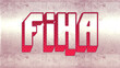 © Fayazravat143 - Cute 3d bold outline pink Arabic word design of Fiha on white background.