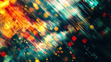 Poster - Abstract Colorful Background with Light Effects