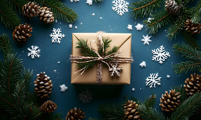 High-end Christmas greeting card wallpaper background