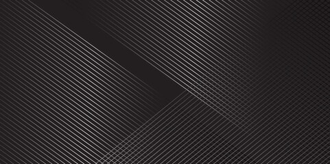 Modern black dark carbon for abstract background and presentation design. Modern Dark futuristic geometric background. Futuristic hi-technology concept. Black lighting background with diagonal stripes