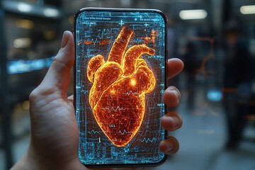 Heart Health Monitoring App on Smartphone