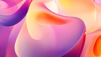 Poster - A pack of abstract backgrounds with soft gradients and organic shapes, ideal for web design and presentations