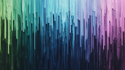 Poster - An abstract gradient background featuring vertical lines in vibrant colors, creating a visually captivating effect for design use.