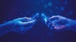 © suriya - Users are shown exchanging digital currencies between two coins via a modern and secure trading app.'