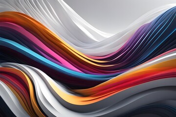 abstract colorful wave background