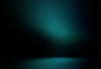 Aufkleber - Abstract teal gradient background with a grainy texture.
