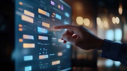 Poster - Interactive Data Interface with User Engagement
