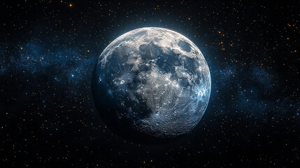 Wall Mural - earth and moon