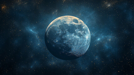 Wall Mural - earth and moon