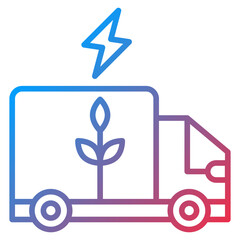 Eco Transport Icon Style