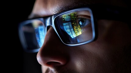 Poster - Focused Gaze on Digital Data and Technology Concepts