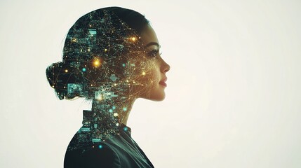 Poster - Abstract Representation of Digital Intelligence in Profile