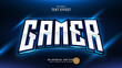 © Zdson - Blue esport text effect, gamer text style
