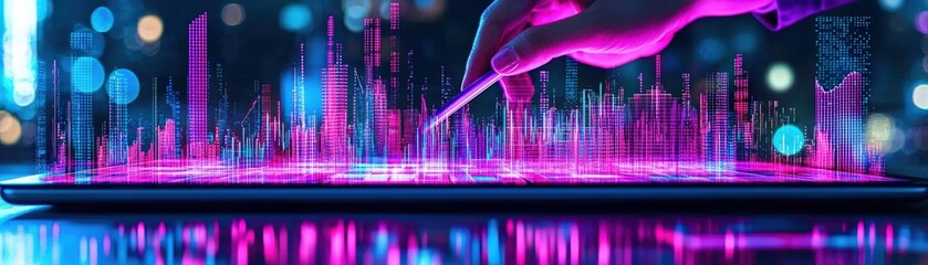 Poster - Digital Interaction with 3D Graph Data Visualization