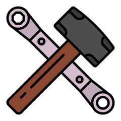 Canvas Print - Tools Icon