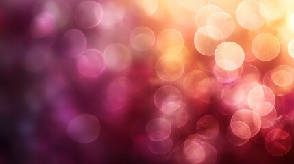 Poster - This image displays a burst of vibrant bokeh with warm hues, featuring soft circular shapes, creating a soothing ambient backdrop for various artistic usages.