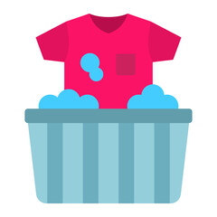 Sticker - Washing clothes Icon