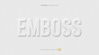 © Zdson - Embossed paper text effect