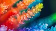 © VK Studio - A vibrant close-up of a coral reef showcases its vivid, multi-colored branches amid a soft, dreamy underwater ambiance.