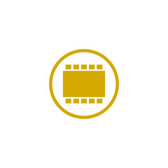 Poster - Microchip icon isolated on transparent background