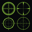 © Amir - target rounded set green vector design illustration